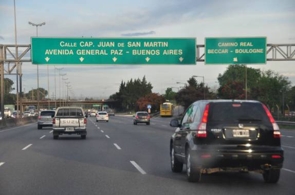 Chegando a Buenos Aires, capital da Argentina